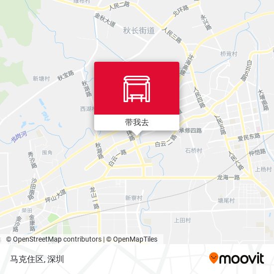 马克住区地图