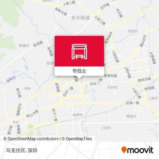 马克住区地图