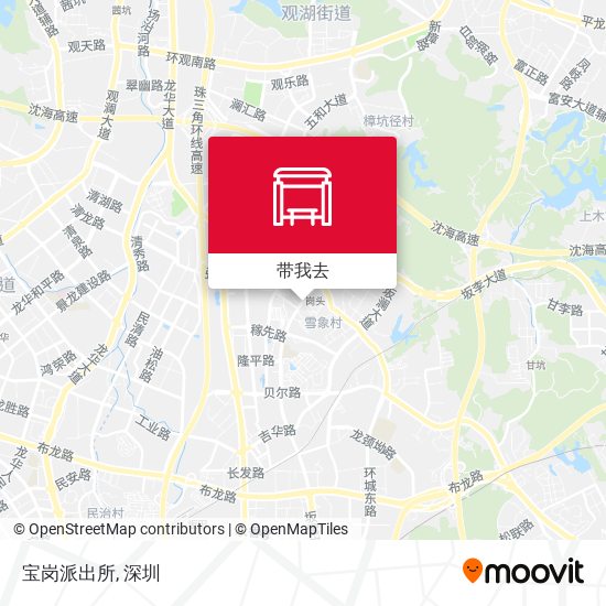 宝岗派出所地图