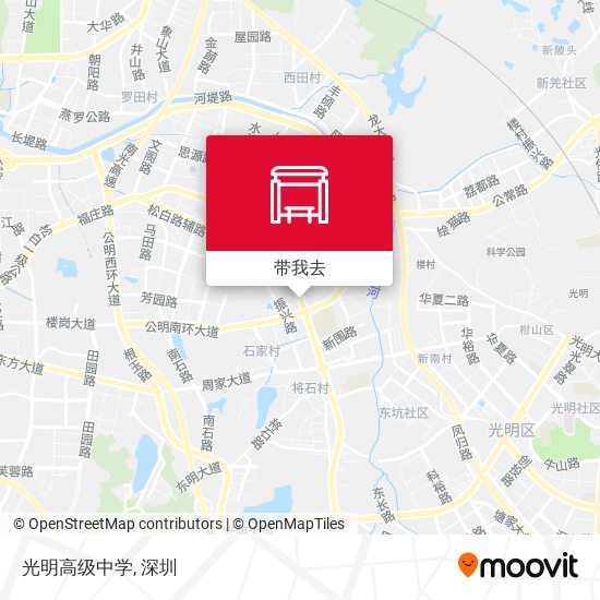 光明高级中学地图
