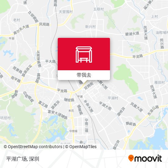 平湖广场地图