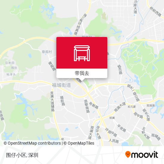 围仔小区地图
