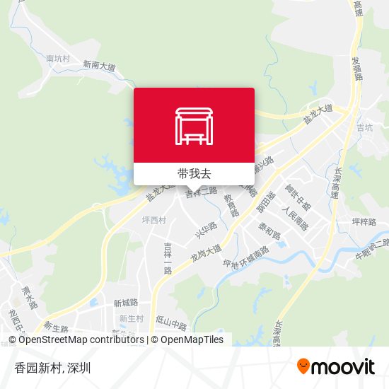 香园新村地图