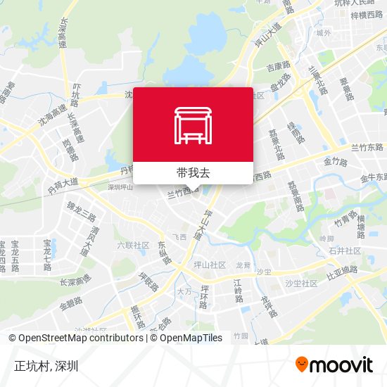正坑村地图