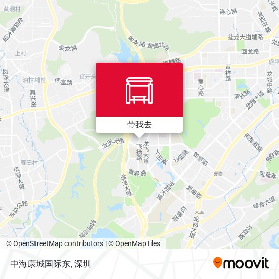 中海康城国际东地图