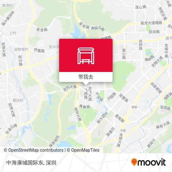 中海康城国际东地图