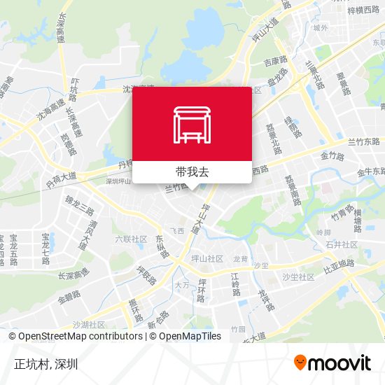 正坑村地图