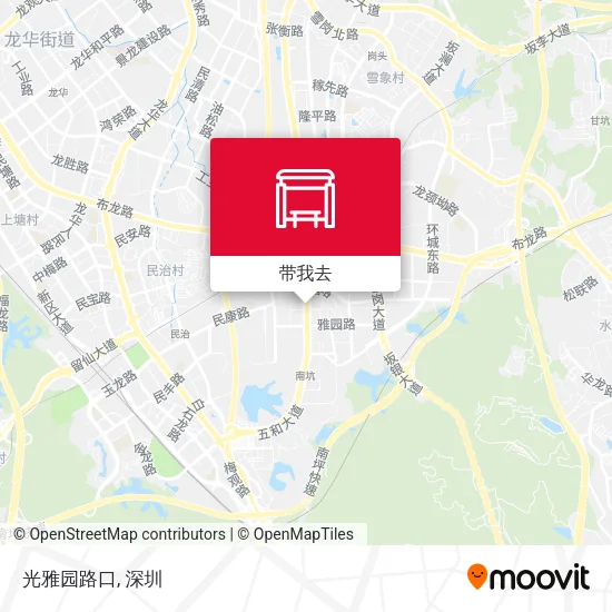 光雅园路口地图