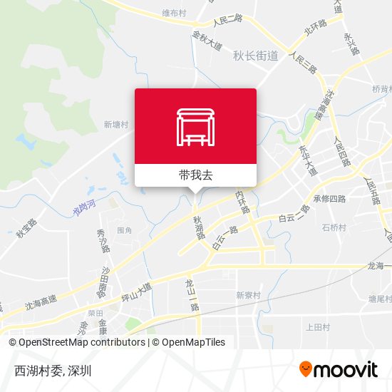 西湖村委地图