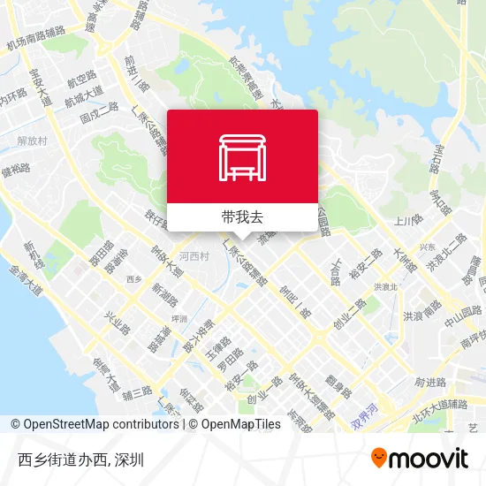 西乡街道办西地图