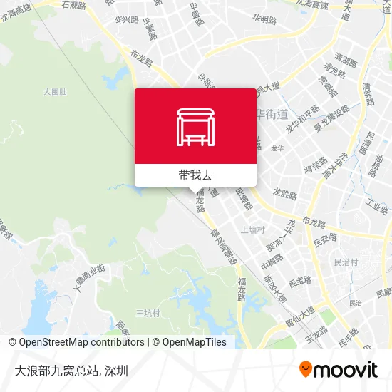 大浪部九窝总站地图