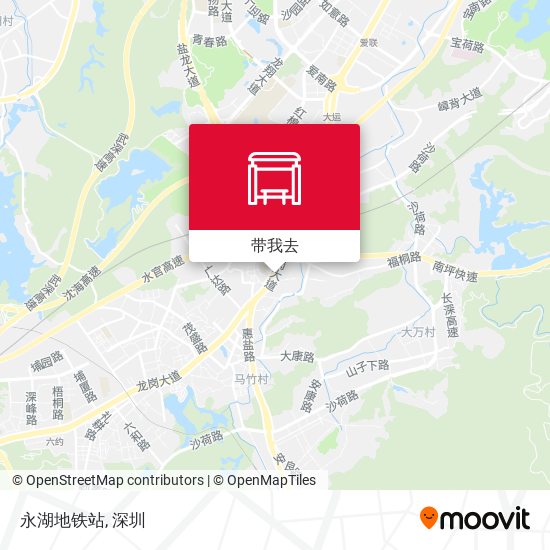 永湖地铁站地图