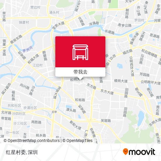 红星村委地图