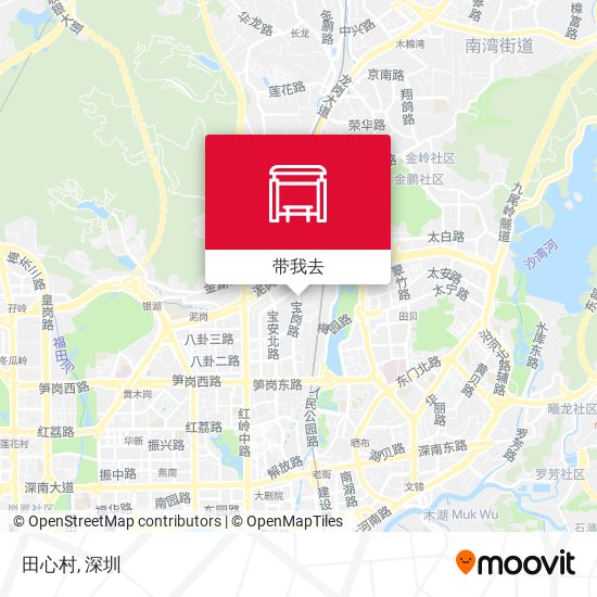 田心村地图