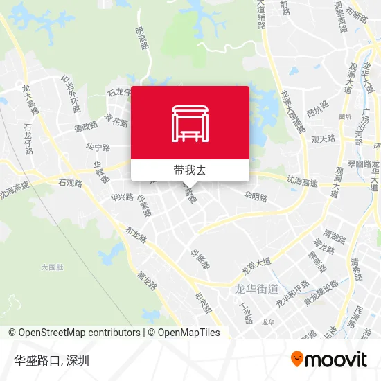 华盛路口地图