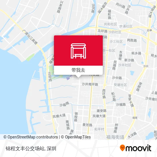 锦程文丰公交场站地图