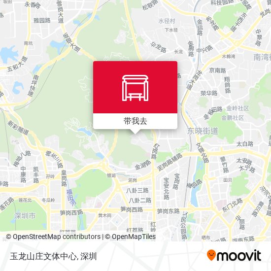 玉龙山庄文体中心地图