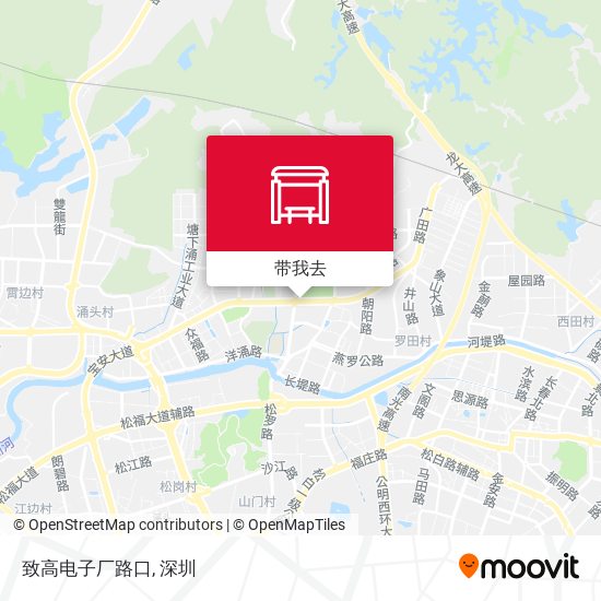 致高电子厂路口地图