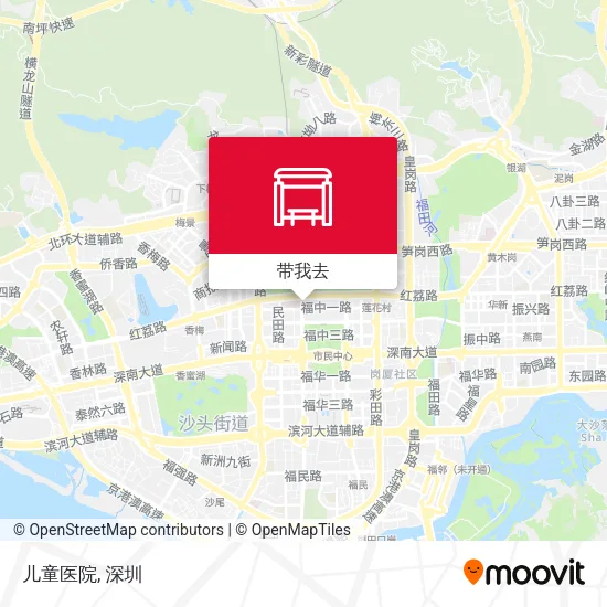 儿童医院地图