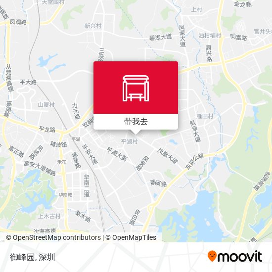 御峰园地图