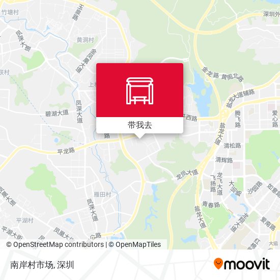 南岸村市场地图