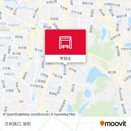 庄村路口地图