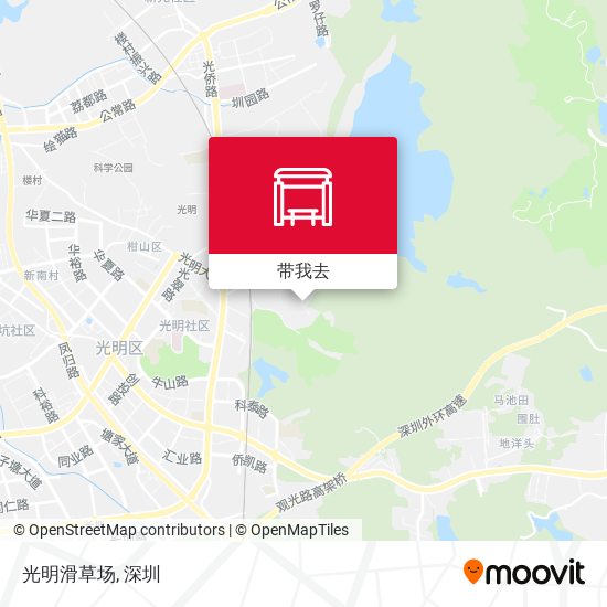 光明滑草场地图