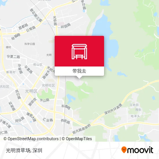 光明滑草场地图