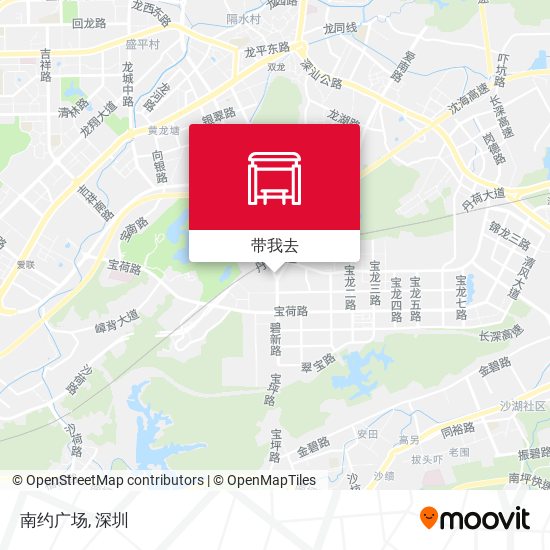 南约广场地图