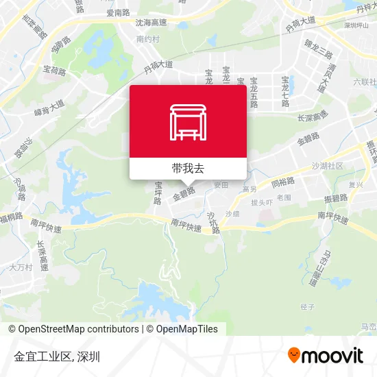 金宜工业区地图
