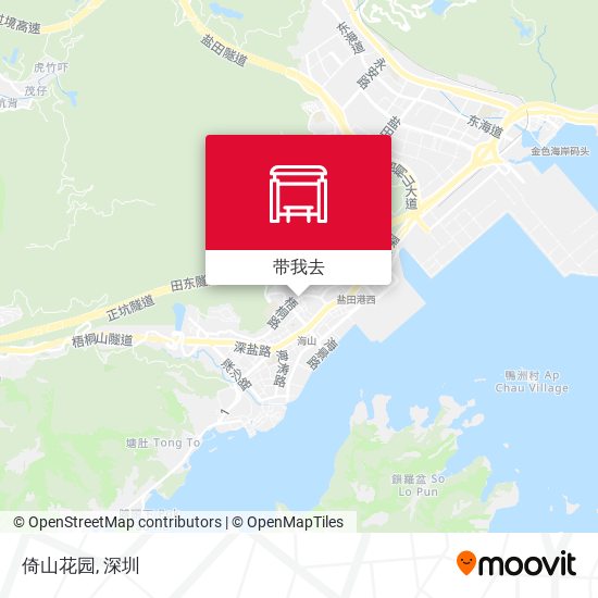 倚山花园地图