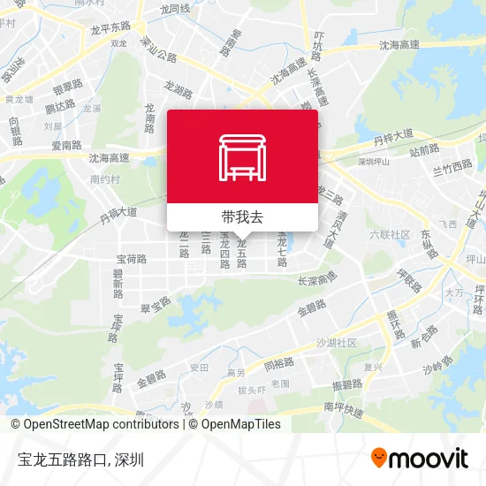 宝龙五路路口地图