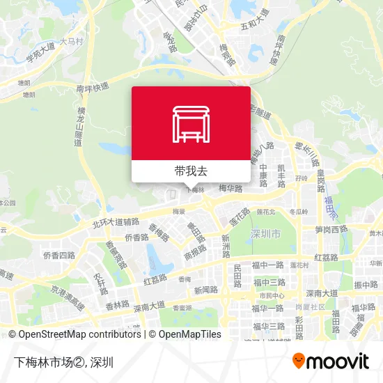 下梅林市场②地图
