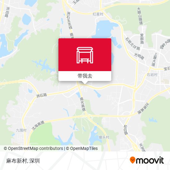 麻布新村地图