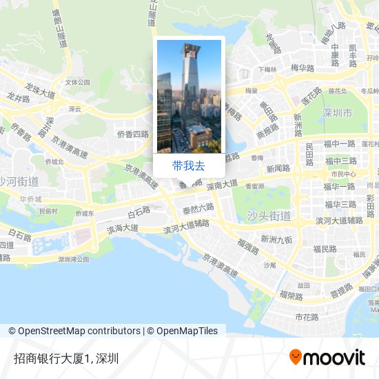 招商银行大厦1地图