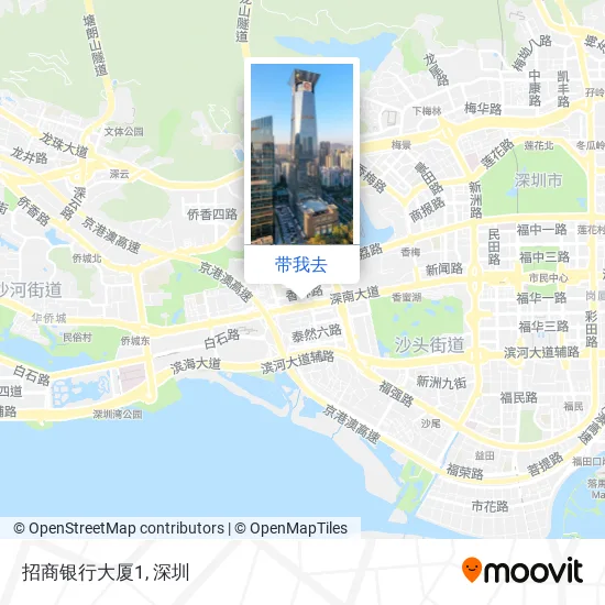 招商银行大厦1地图