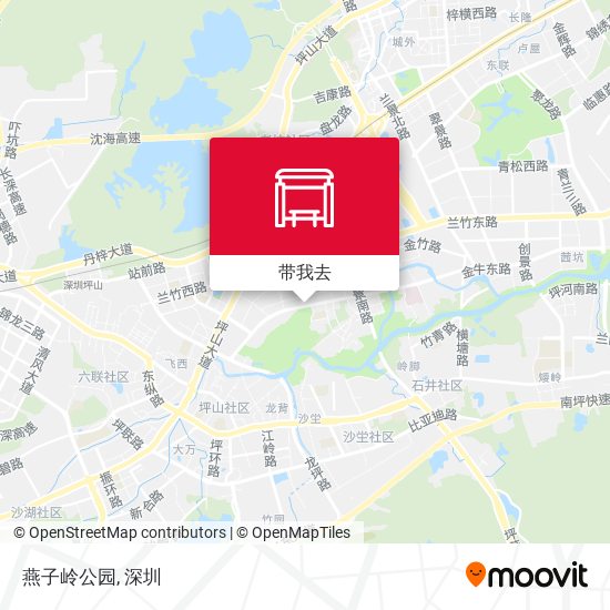 燕子岭公园地图