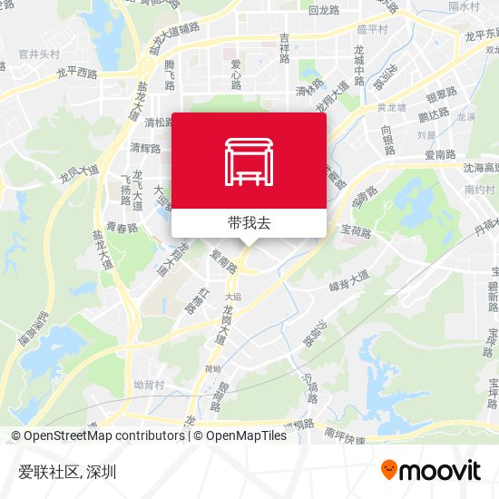 爱联社区地图