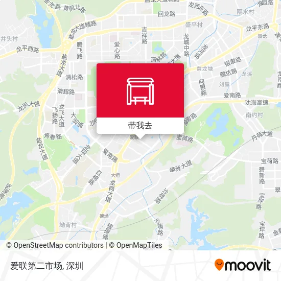 爱联第二市场地图
