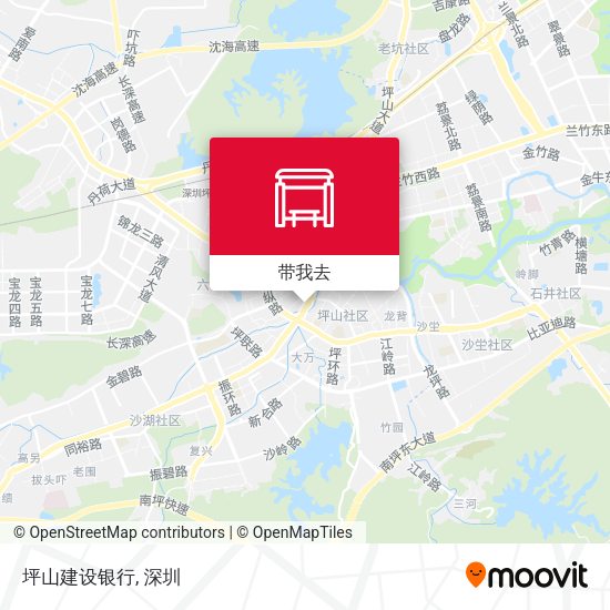 坪山建设银行地图