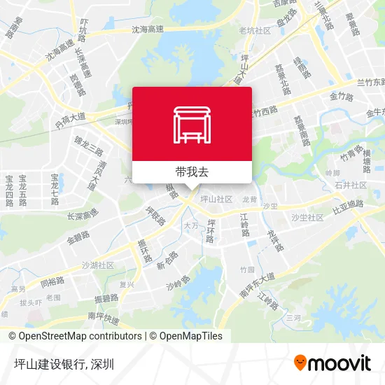 坪山建设银行地图