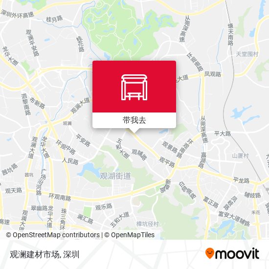 观澜建材市场地图