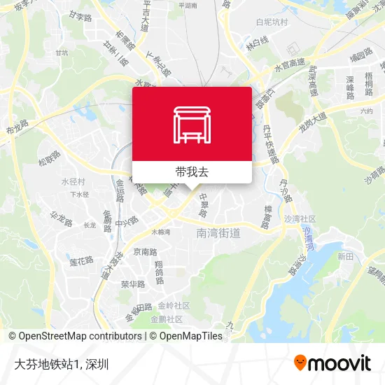 大芬地铁站1地图