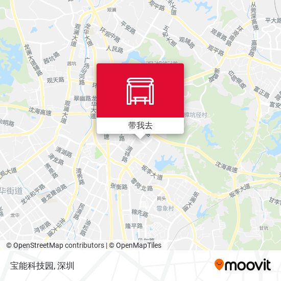 宝能科技园地图