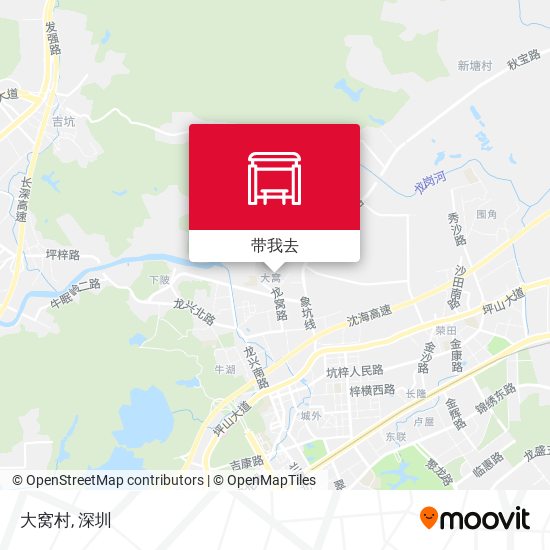 大窝村地图