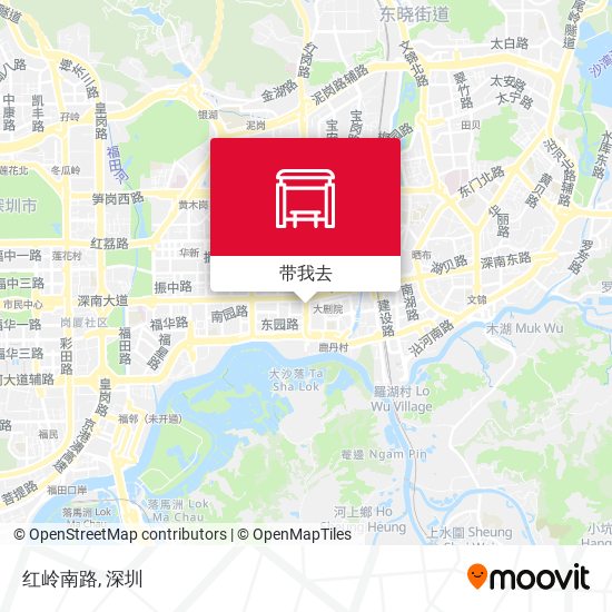 红岭南路地图