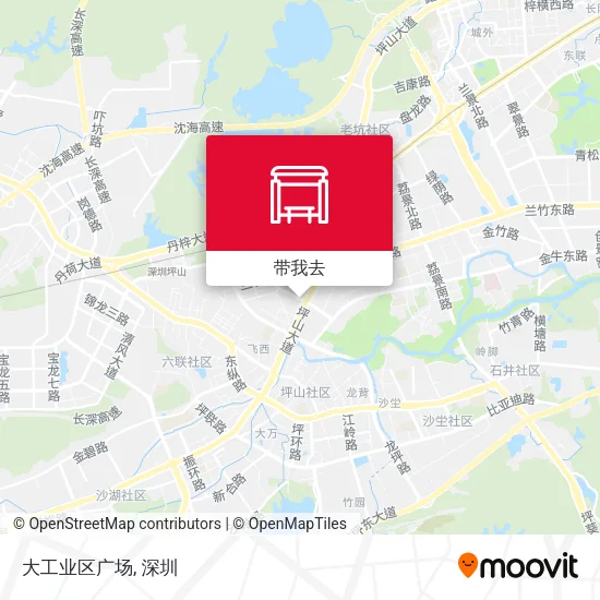 大工业区广场地图