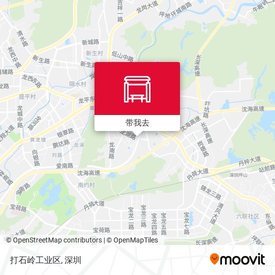 打石岭工业区地图