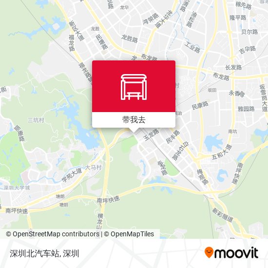深圳北汽车站地图