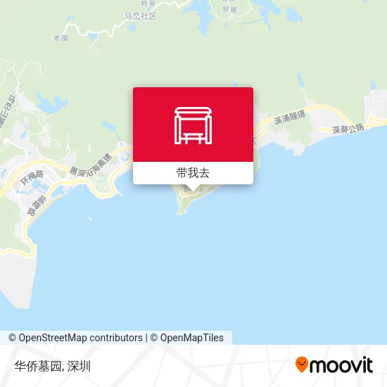 华侨墓园地图